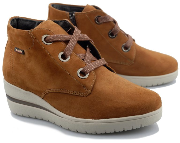 Mobils by Mephisto Peryne enkellaars voor dames - hazelnoot bruin - suede - EXTRA BREED